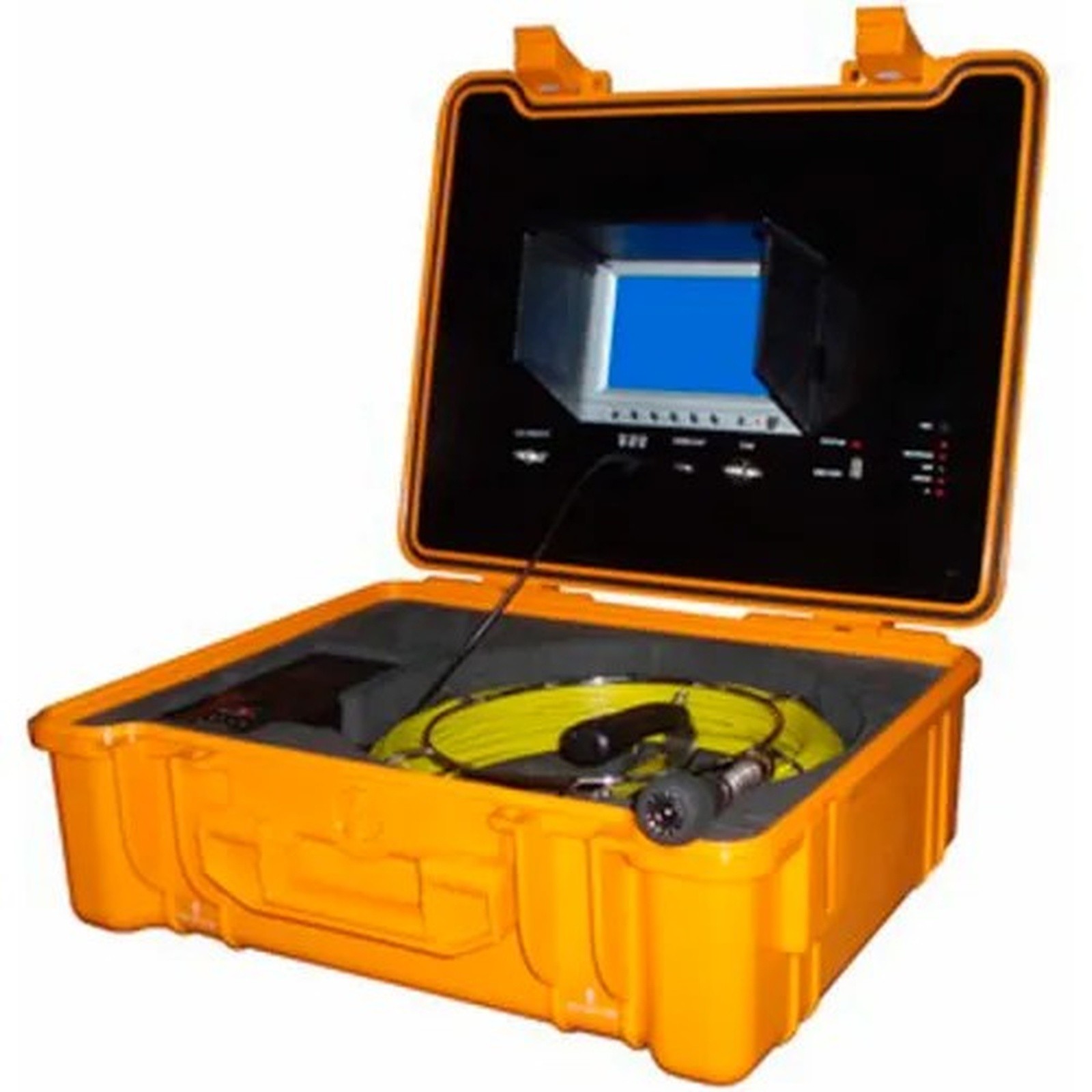Portable Color Sewer/Drain Camera, 65' Cable W/ Heavy Duty Waterproof Case