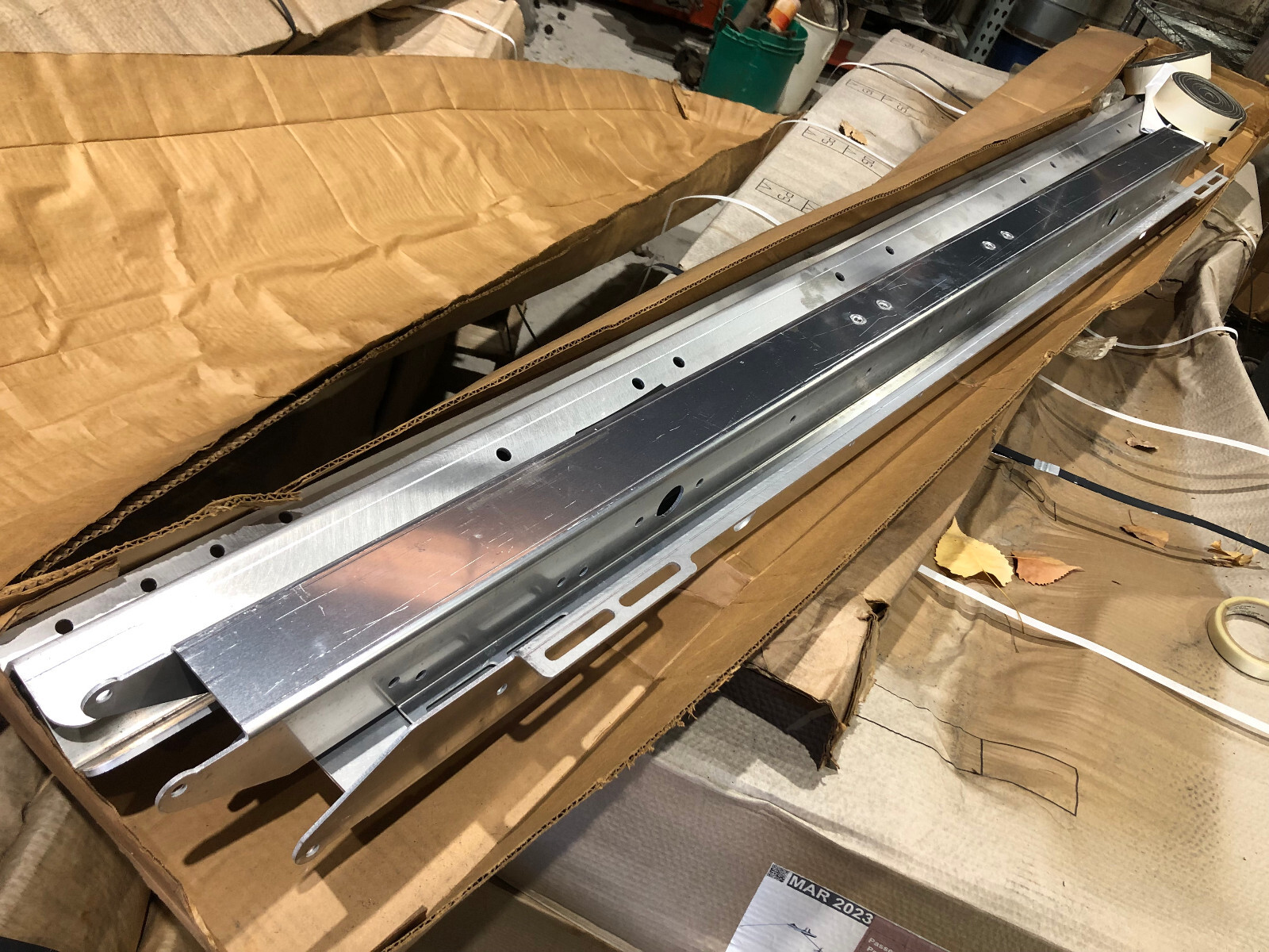 Adrian Steel RRKFTH Ladder Rack Roof Rail Kit fits Ford Transit High Roof vans