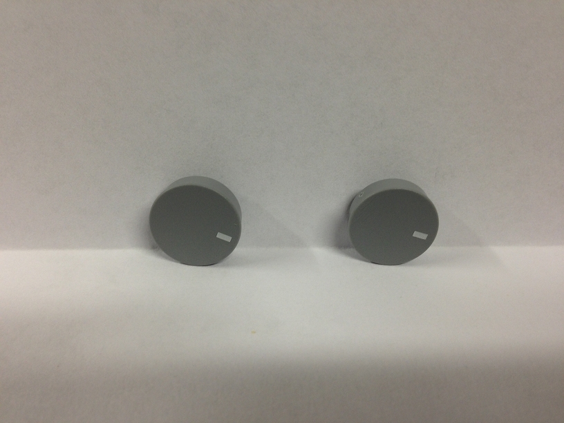 2 Neutrik Rean Gray Knob Cap Caps White Line T210-89 NOS 210 Series