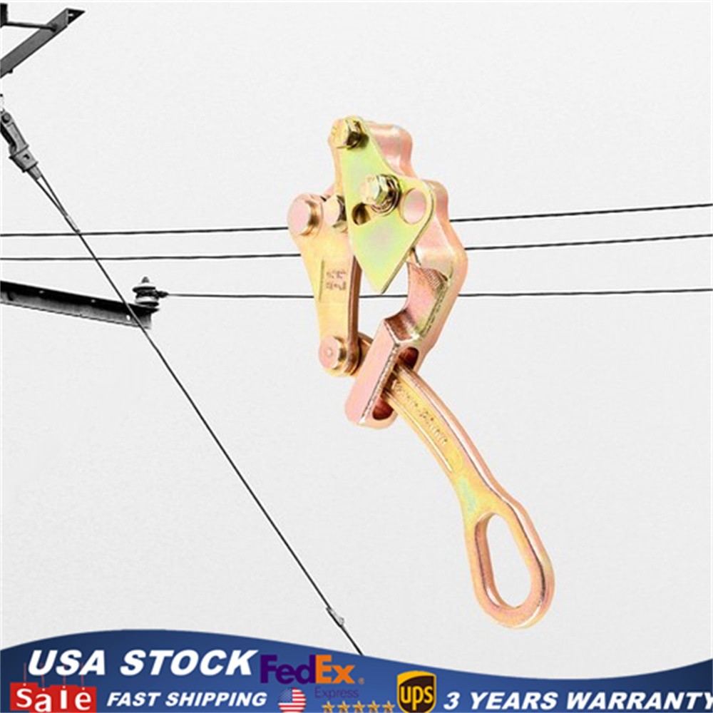 6600Lb Cable Clamp Pulling Jaw Grip Haven Grip Strand Wire Rope Hand Puller Tool