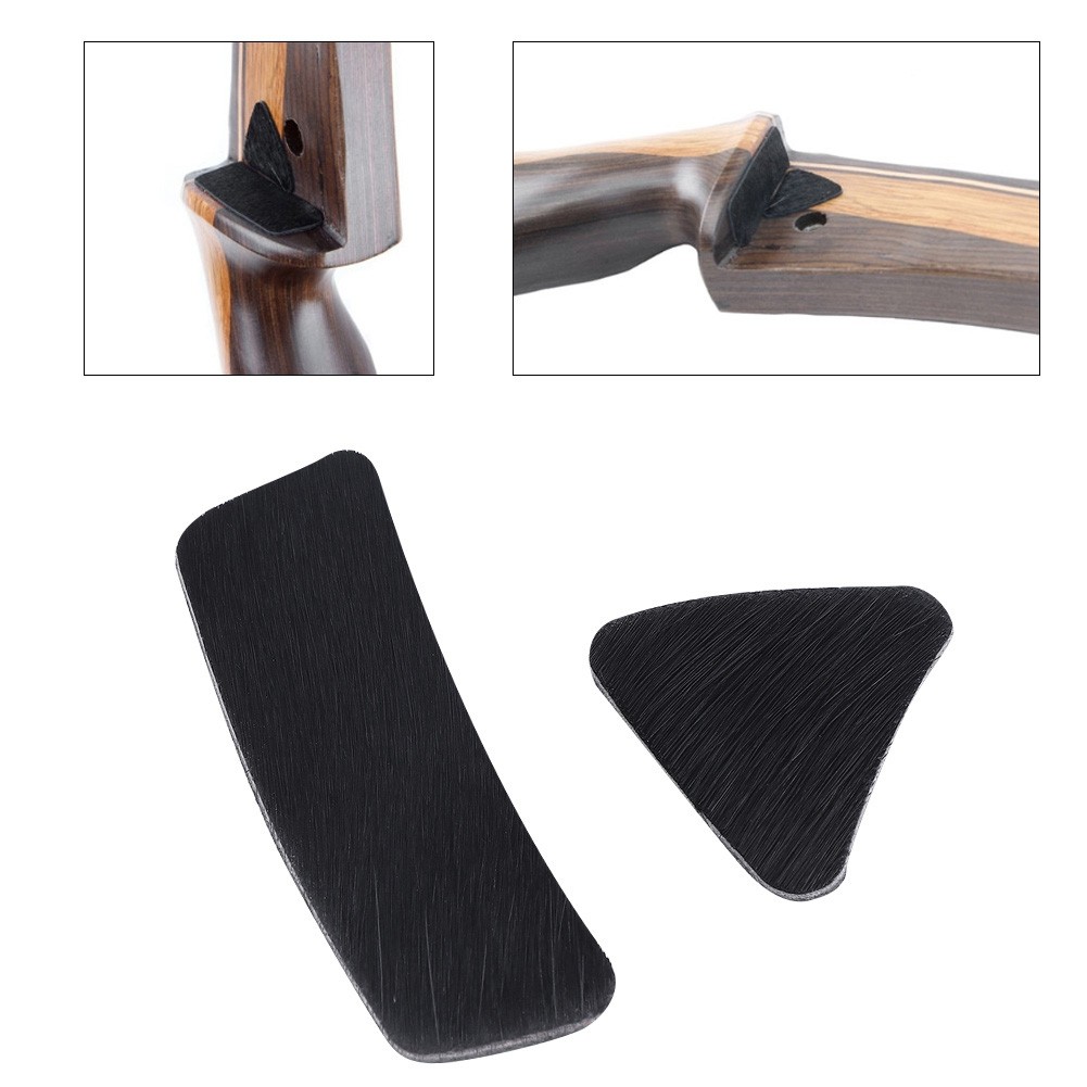 2Pcs Hunting Archery Rest Pad Adhesive Patch Recurve Bow Arrows Rest BEA