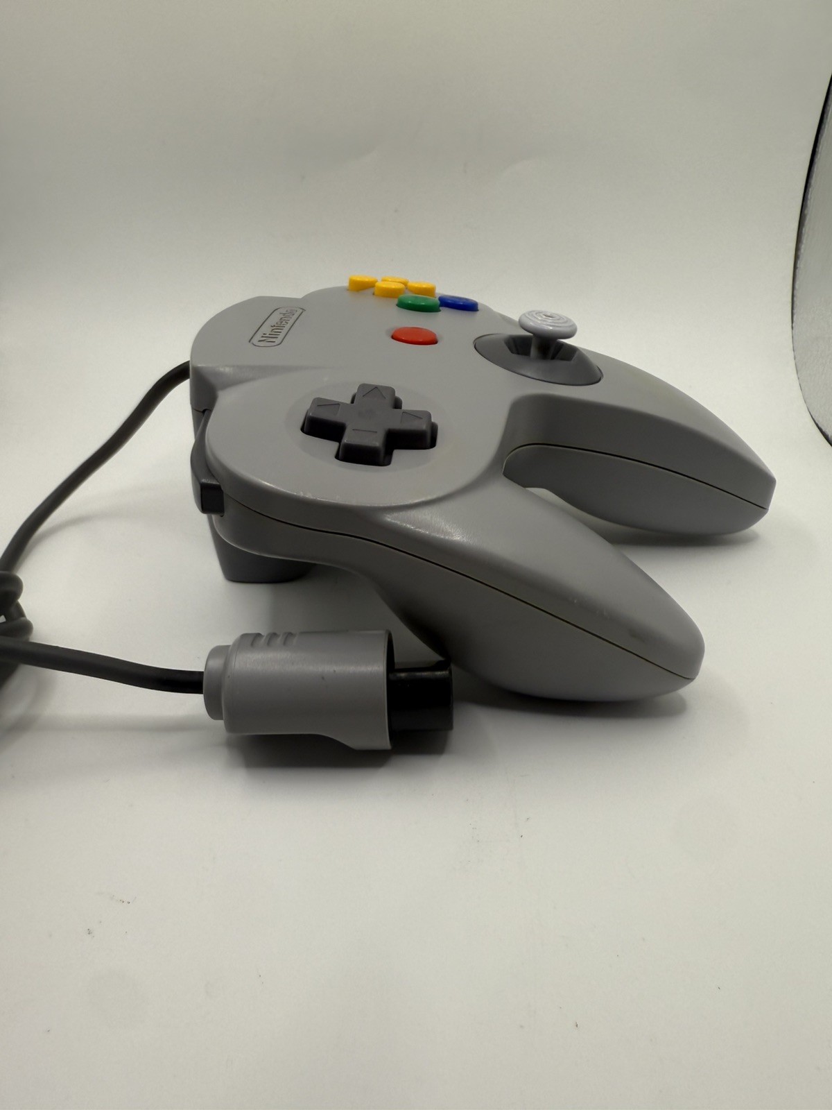Nintendo 64 N64 Gray Console Bundle with Two Controller & Cords Authentic Tested