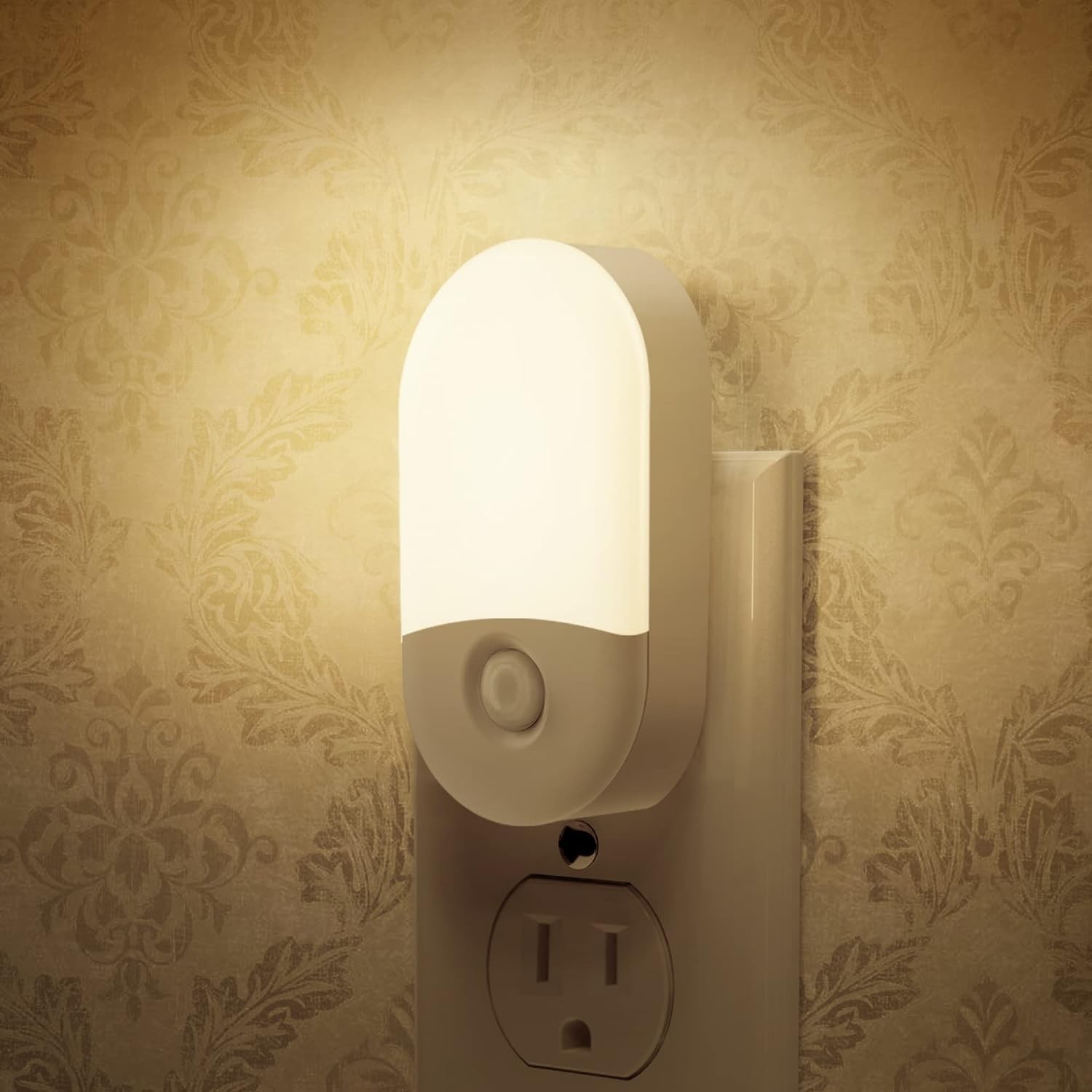 Night Lights Plug into Wall, [2 Pack] LED Dimmable Night Light with Light Sensor