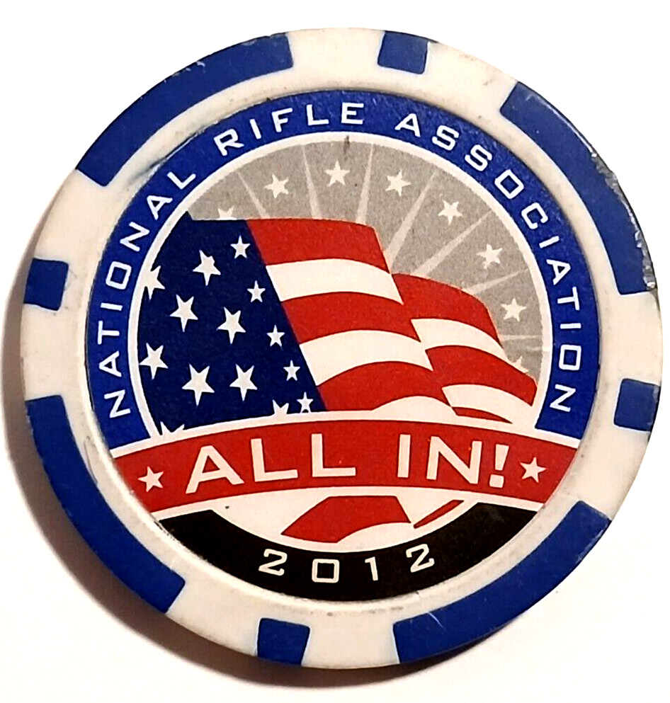 2012 NRA Poker Chip All-In 1.5625"