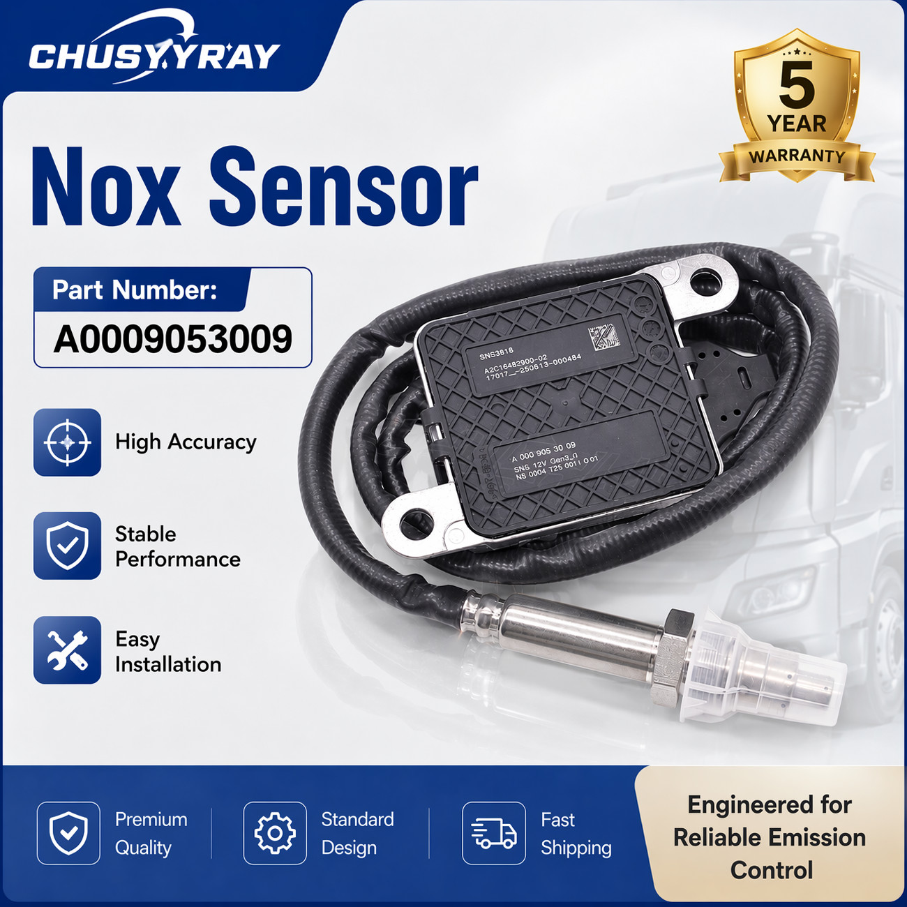 Nitrogen Oxide NOx Sensor A0009054014 For Mercedes-Benz Sprinter 2500 3500 4500