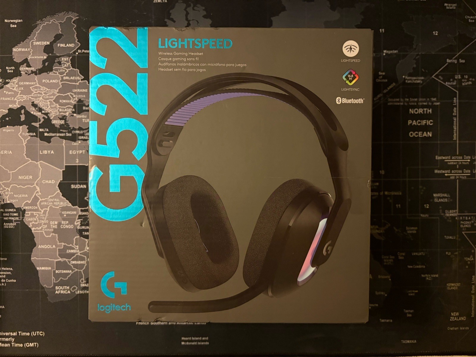 Logitech G522 Lightspeed Wireless Gaming Headset Full-Band Mic Advanced Audio