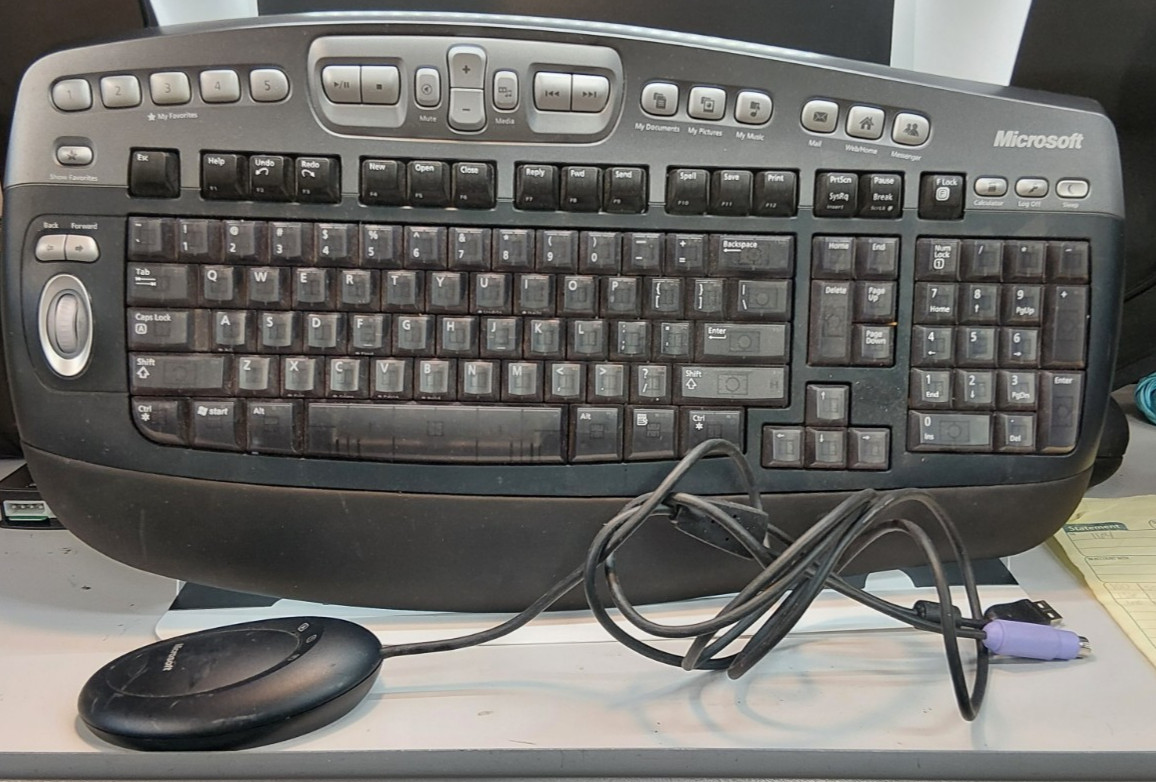 Microsoft Wireless Desktop Elite Keyboard 1011 Translucent  Mechanical PS/2 USB