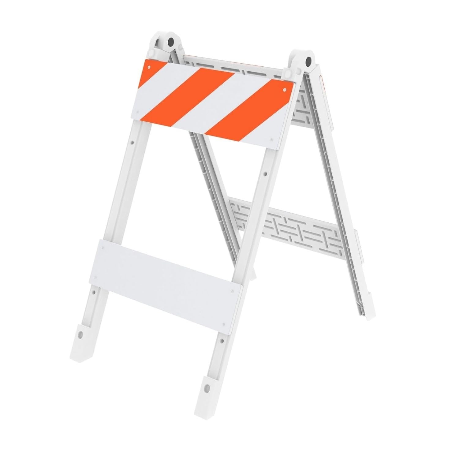 1Pack  Type I Foldable Traffic Barricade Folding Road with 6"x24" Bottom Panel