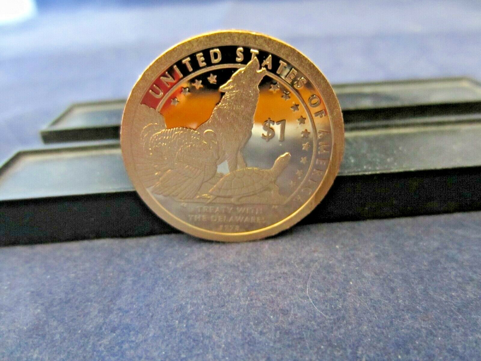 2013-S Mirror Proof Native American Dollar Sacagawea  Lewis Clark TREATY OF 1778