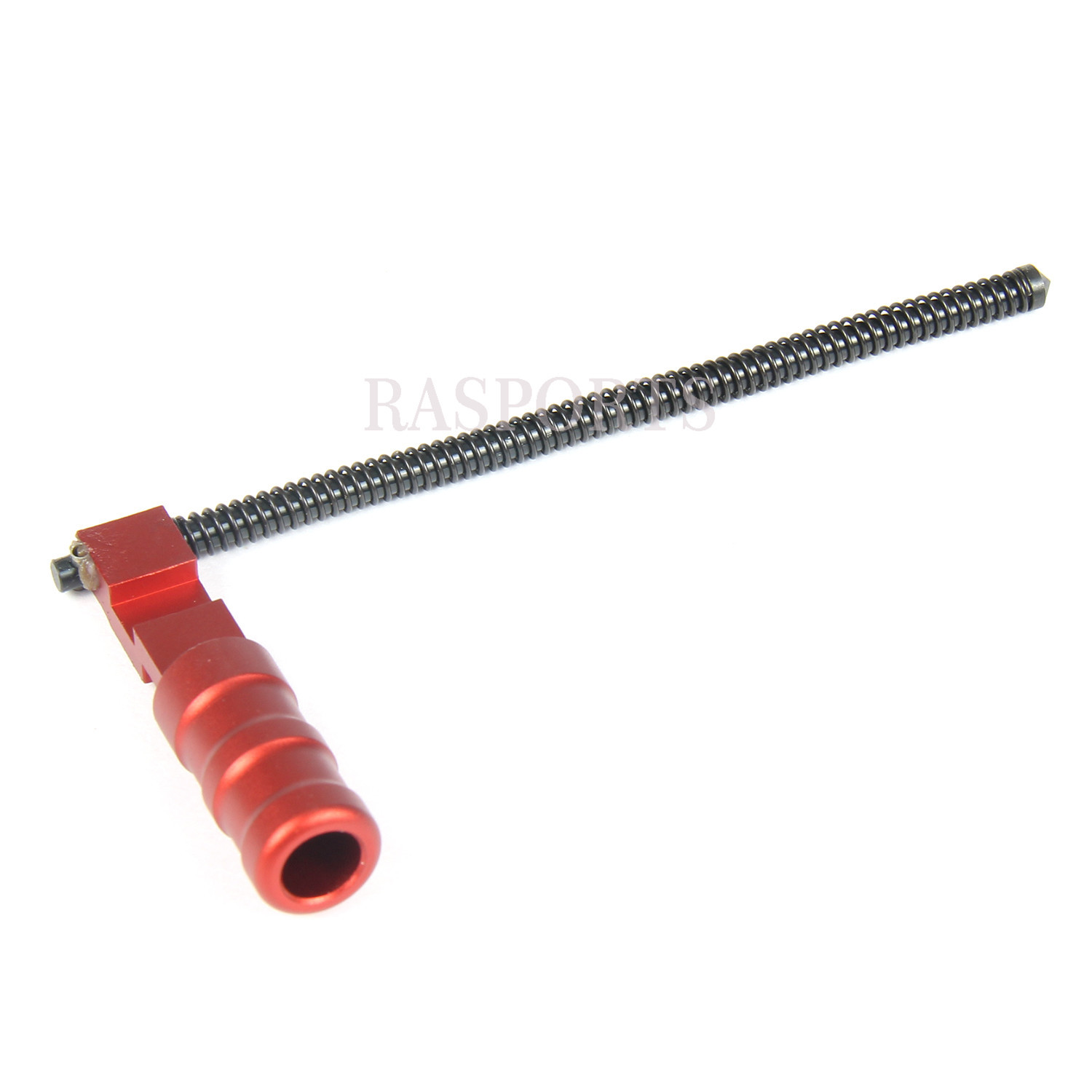 RUGER 10/22 1022 10-22 Bolt Charging Handle W/Guide Rod & Spring black kit RED