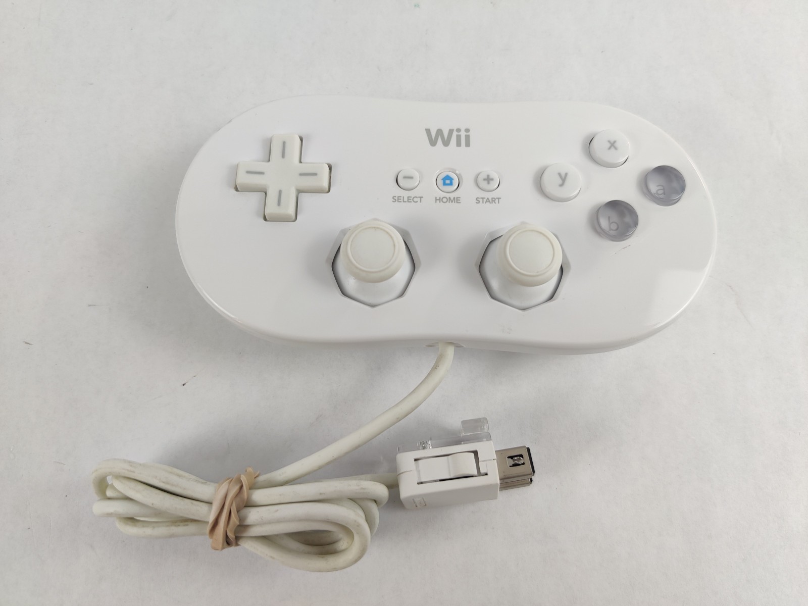 Nintendo Wii Classic Pro Controller RVL-005 White Gamepad OEM