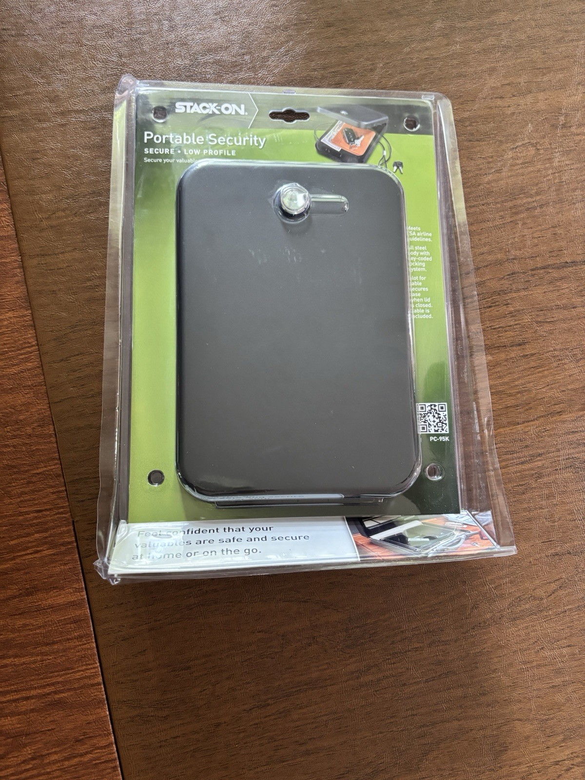 Stack-On PC95C Portable Security Case Key Lock Steel Black