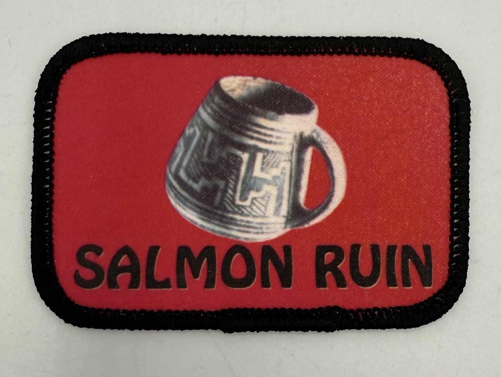 “Salmon Ruin” Alaskan Command Morale Humor  Embroidered Cloth Patch NWOT