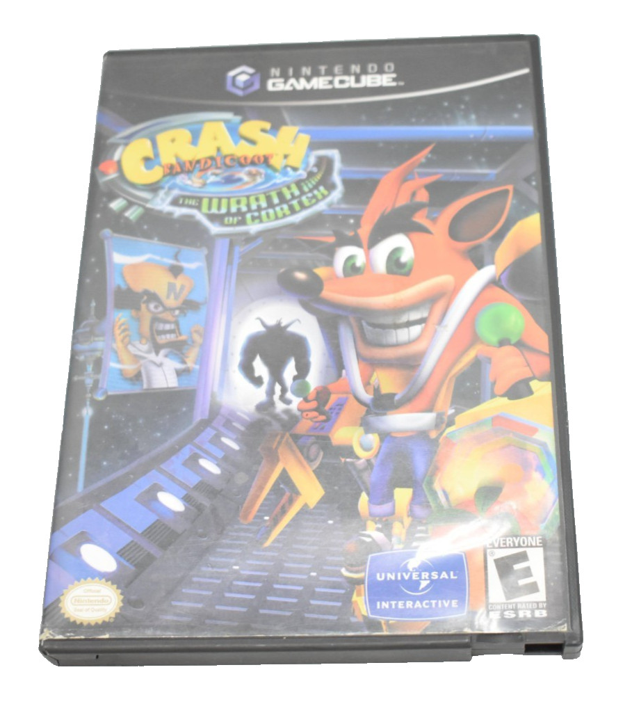 Crash Bandicoot Wrath Of Cortex Nintendo GameCube Video Game Case Only