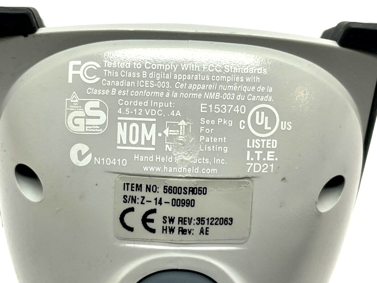 HandHeld Products 5600SR050 Barcode Scanner