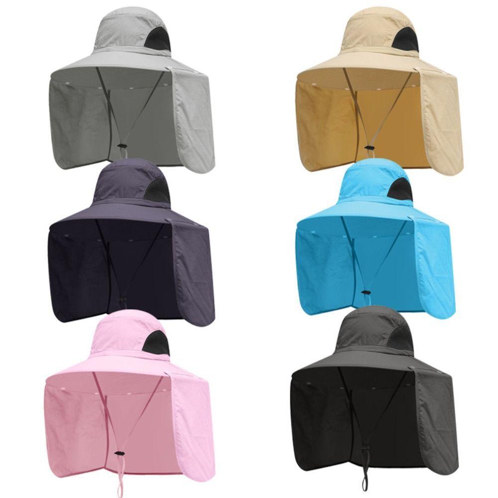 UV Protection Fisherman Cap Wide Brim Shade Hat Summer Bucket Hat