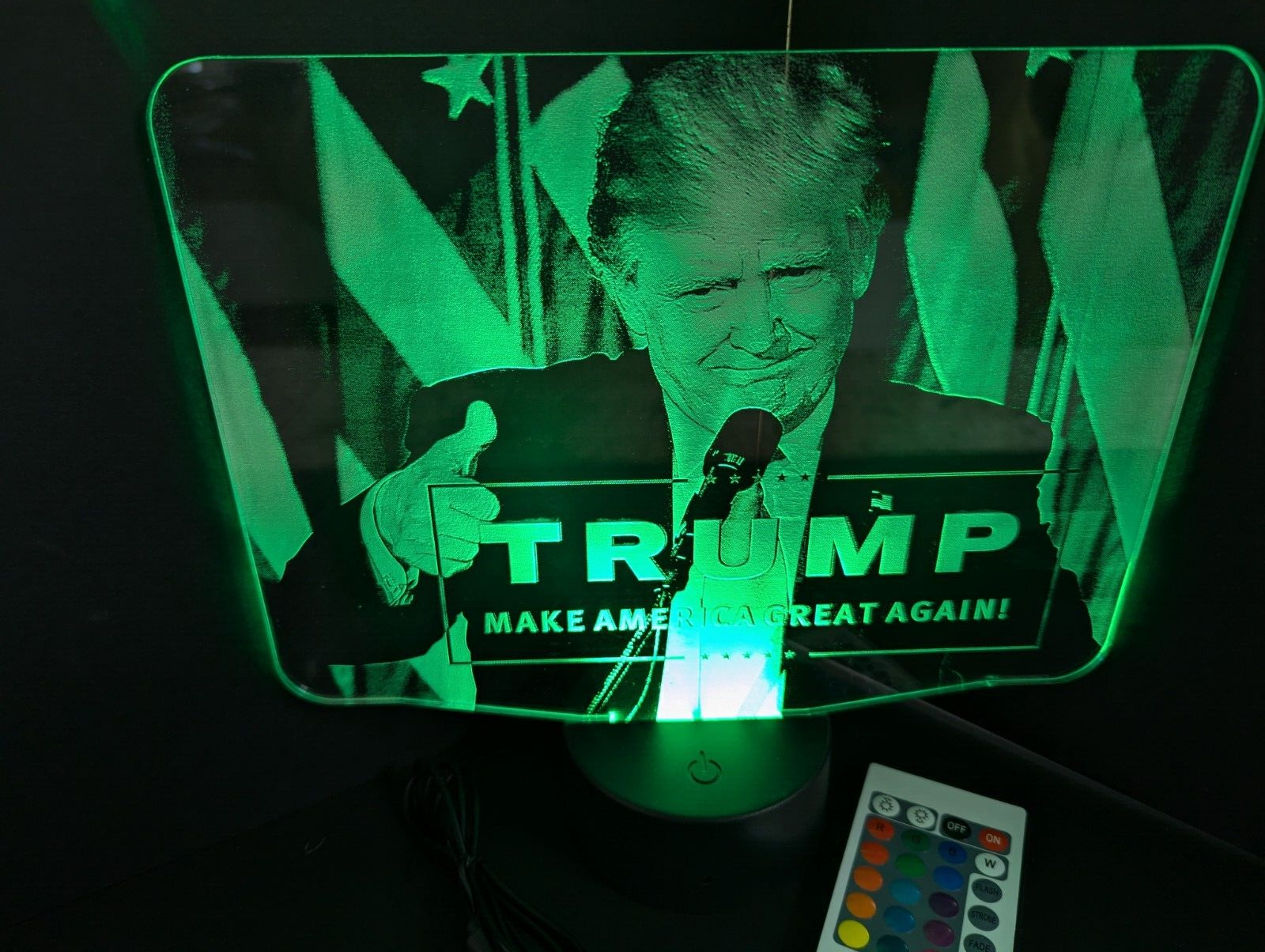 Donald Trump 2024 President L.E.D. Large light display