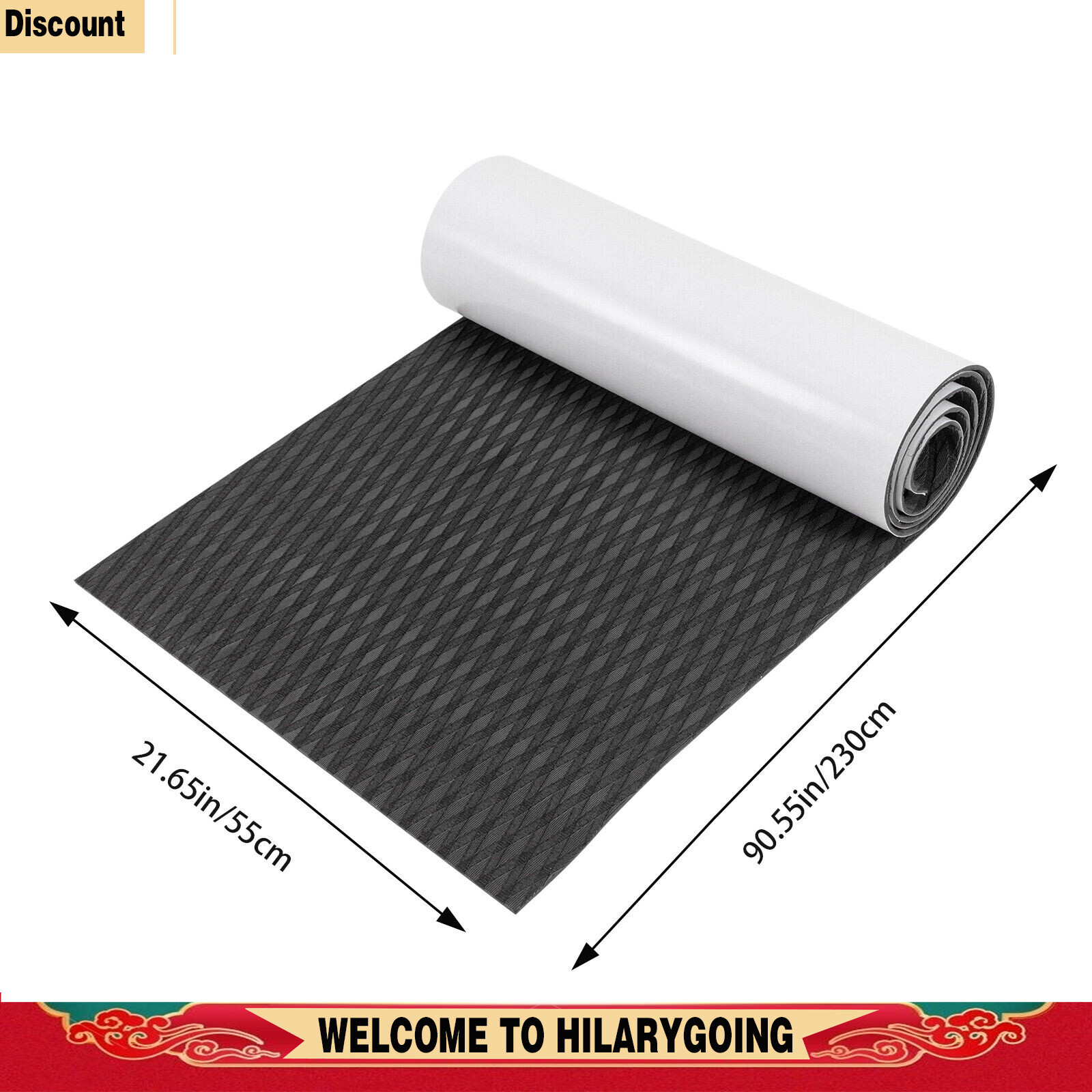 EVA Foam Boat Marine Flooring Mat Diamond Teak Decking Pad Non-slip Carpet