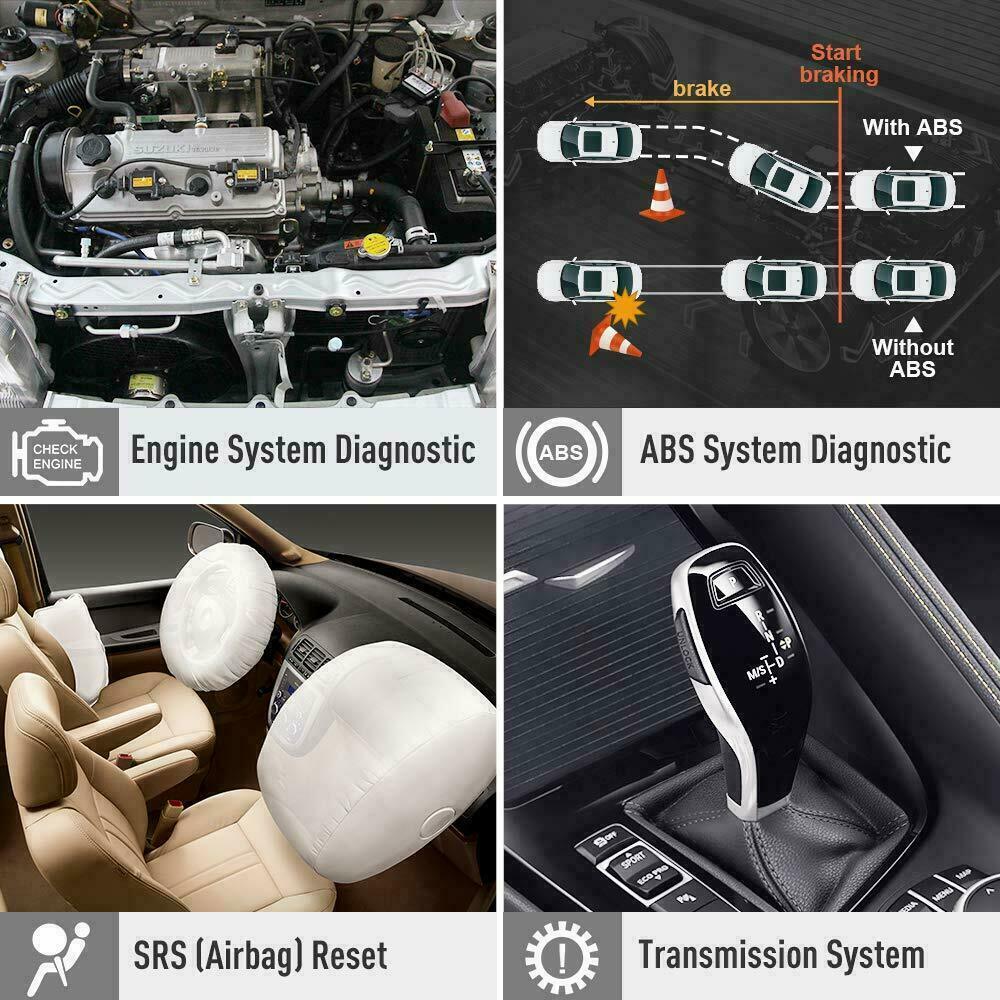 2023 LAUNCH CRP123 Elite Car OBD2 Diagnostic Scanner ABS SRS Engine Code Reader