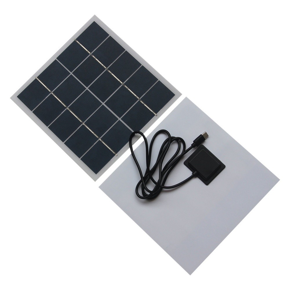 4W 5V Solar Charging Panel for Security and Portable Device Supply