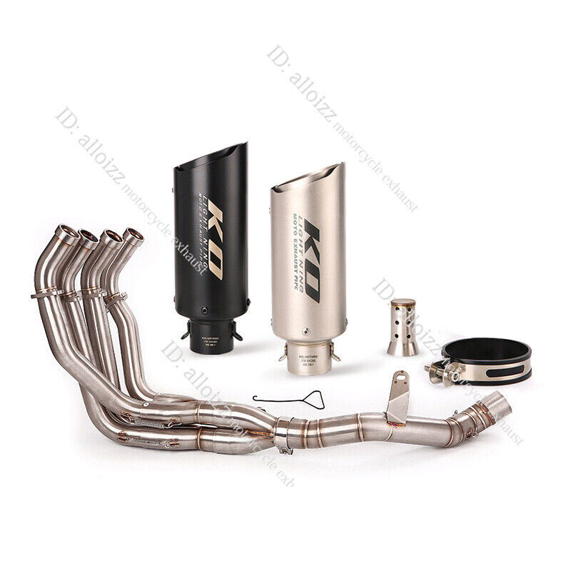 Slip For Kawasaki Z900 Motorcycle Exhaust System Front Link Pipe 51mm Muffler
