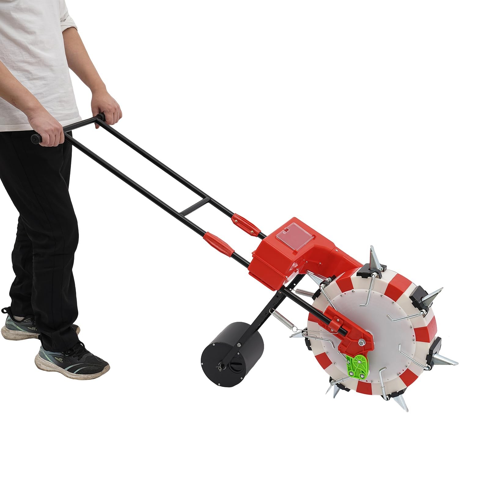 Manual Seeder 7 Nozzles Handheld Adjustable Depth for Corn Soybean Peanut