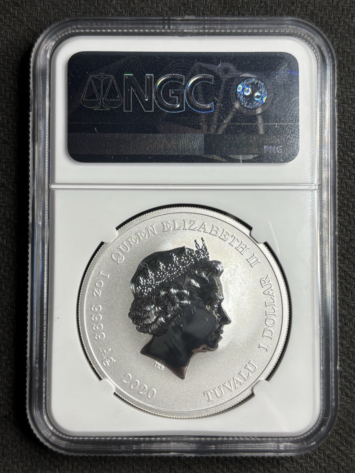 Bart Simpson 1 Oz Silver First Day Issue NGC MS 70