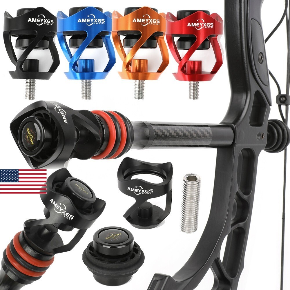 Archery Compoundbow Bow Stabilizer Ball Vibration Silencer Damper Shooting Hunt