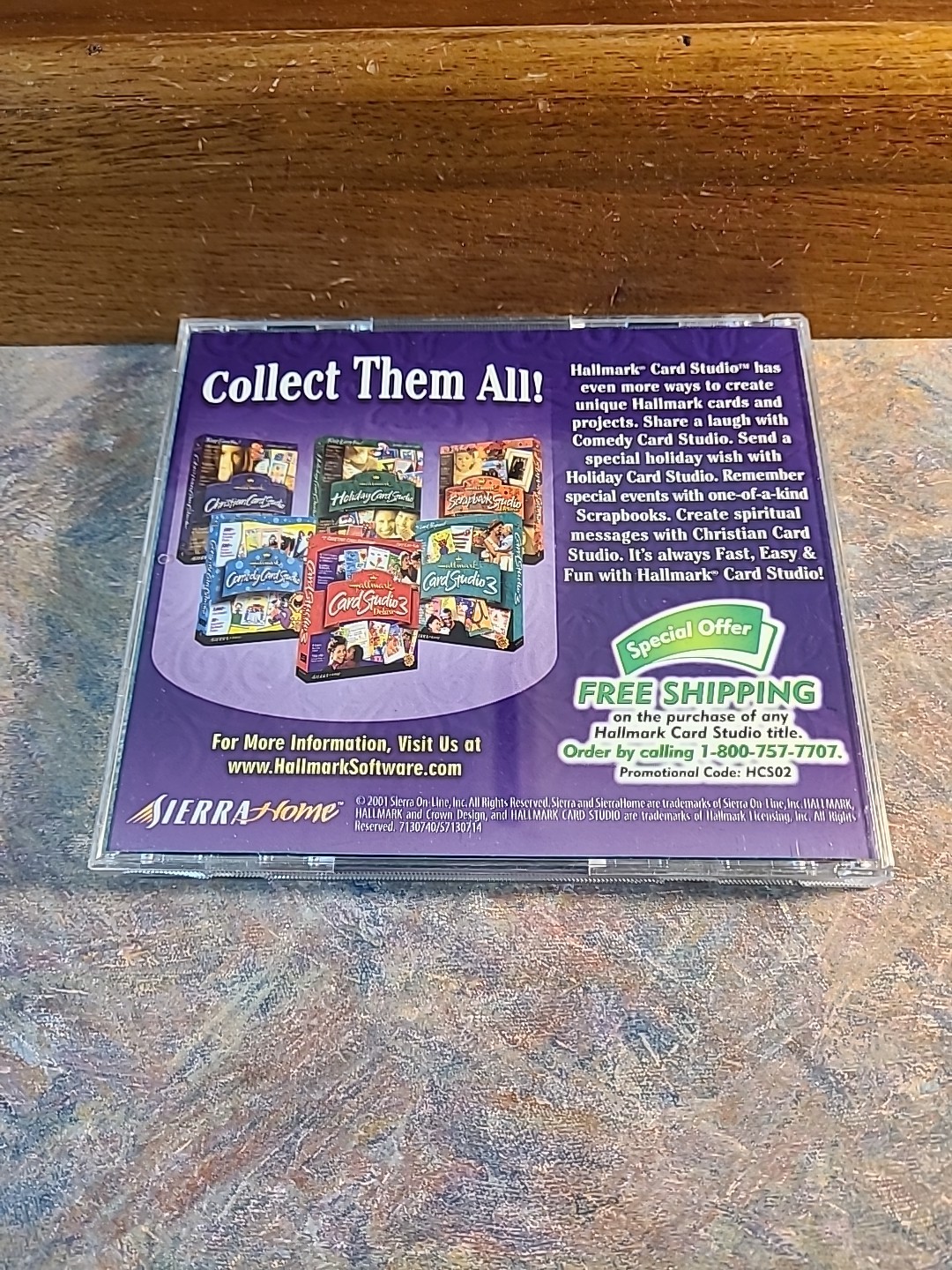 Hallmark Card Studio 3 Deluxe PC CD-Rom 3 Disc Set Software