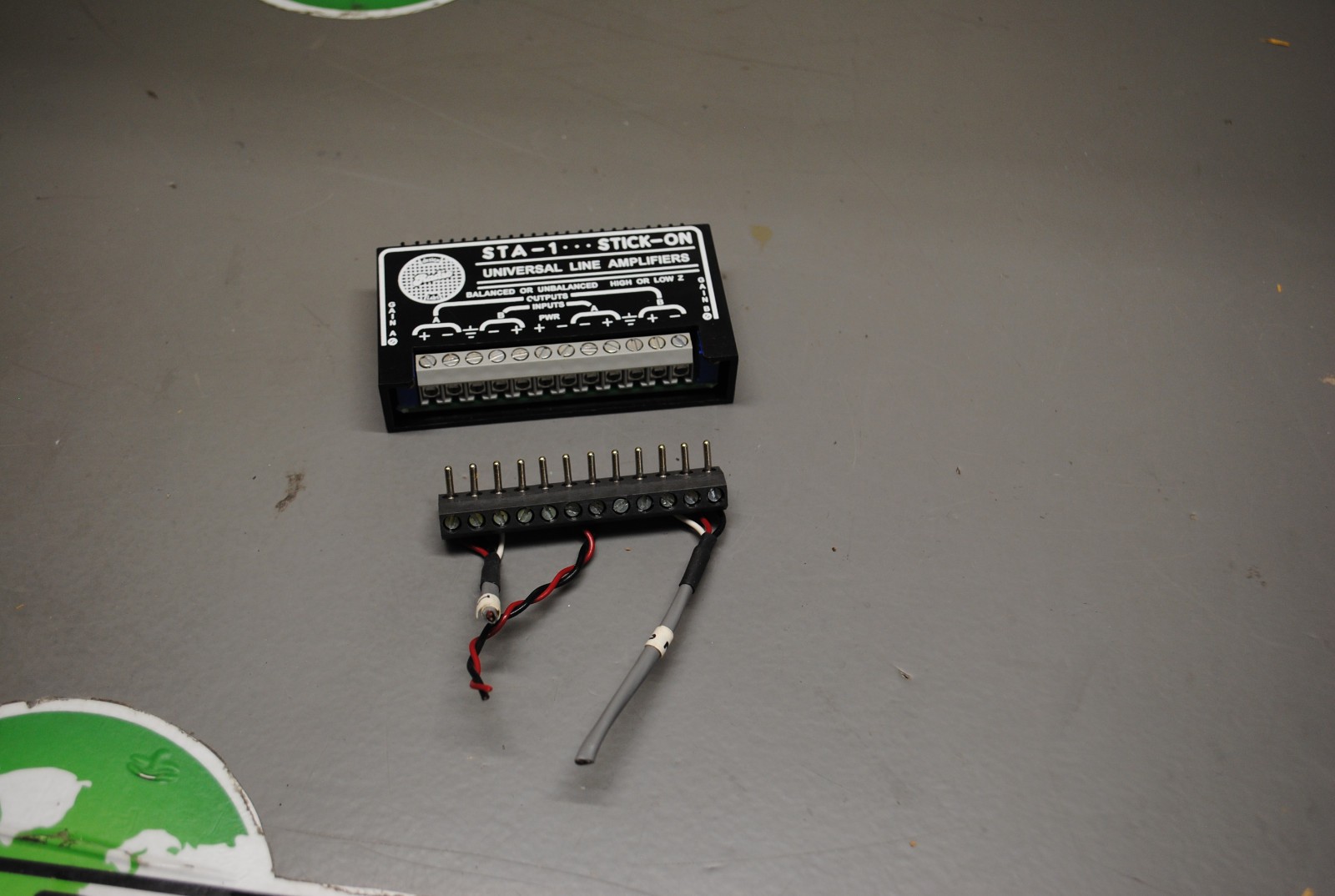 RDL STA 1 STICK ON Universal Line Amplifier Audio Interface w/ Terminal Block