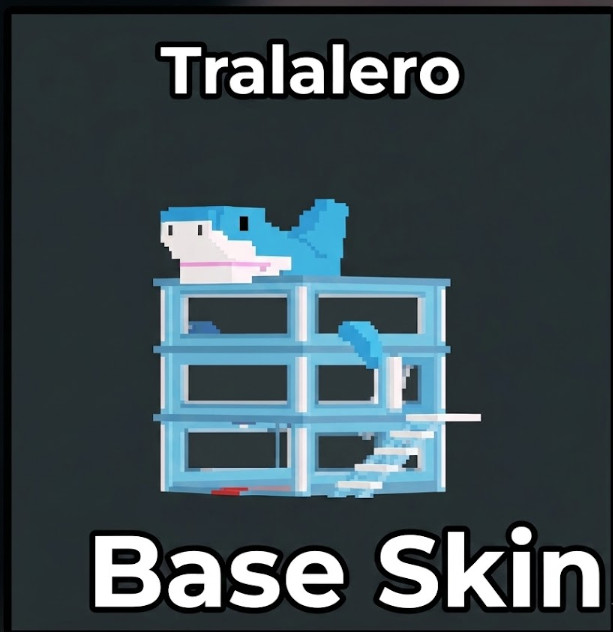 Tralalero Base Skin - Rare Base Skin - Steal A Brainrot