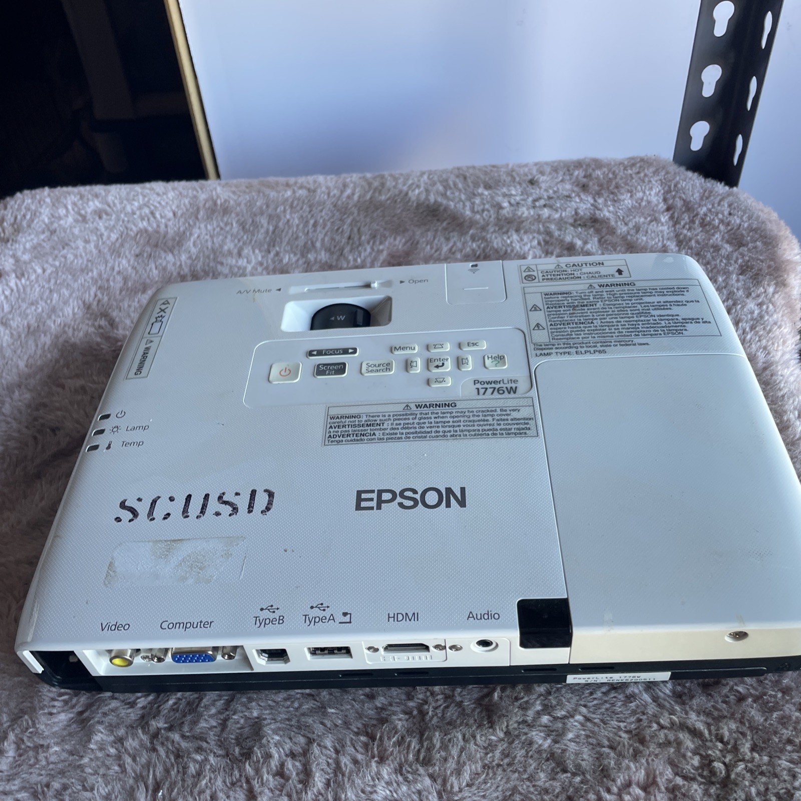 Epson Powerlite 1776W Model H476A