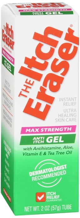 The Itch Eraser Anti-Itch Gel Max Strength 2 OZ