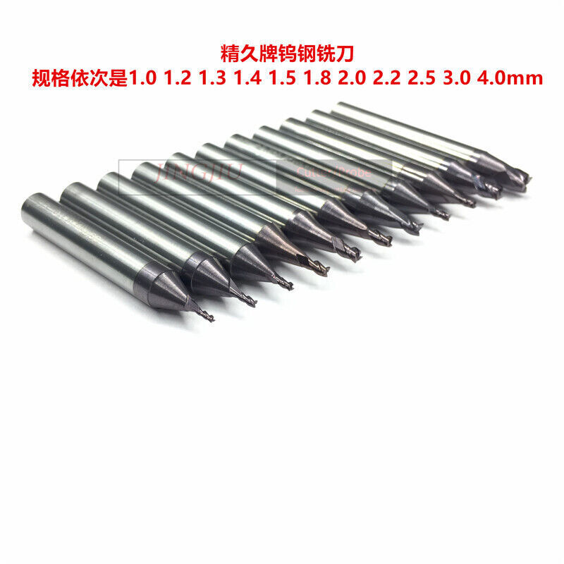 (5pcs)1.0/1.2/1.4/1.5/1.8/2.0/2.2/2.5mm Key Cutter in Carbide Key Copy Machine