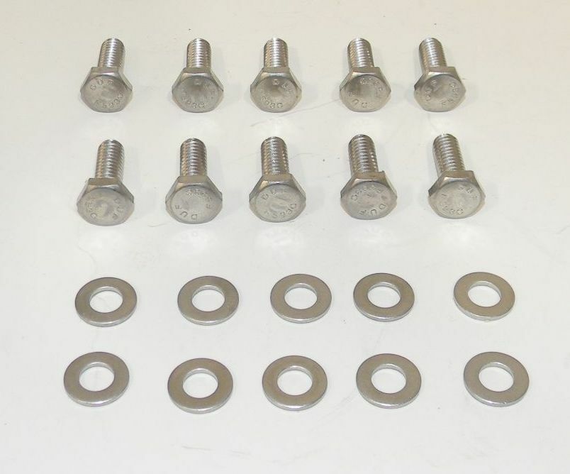 Chevy BB  Stainless Steel 6PT Hex Bolts for Cast Timing Covers NEW