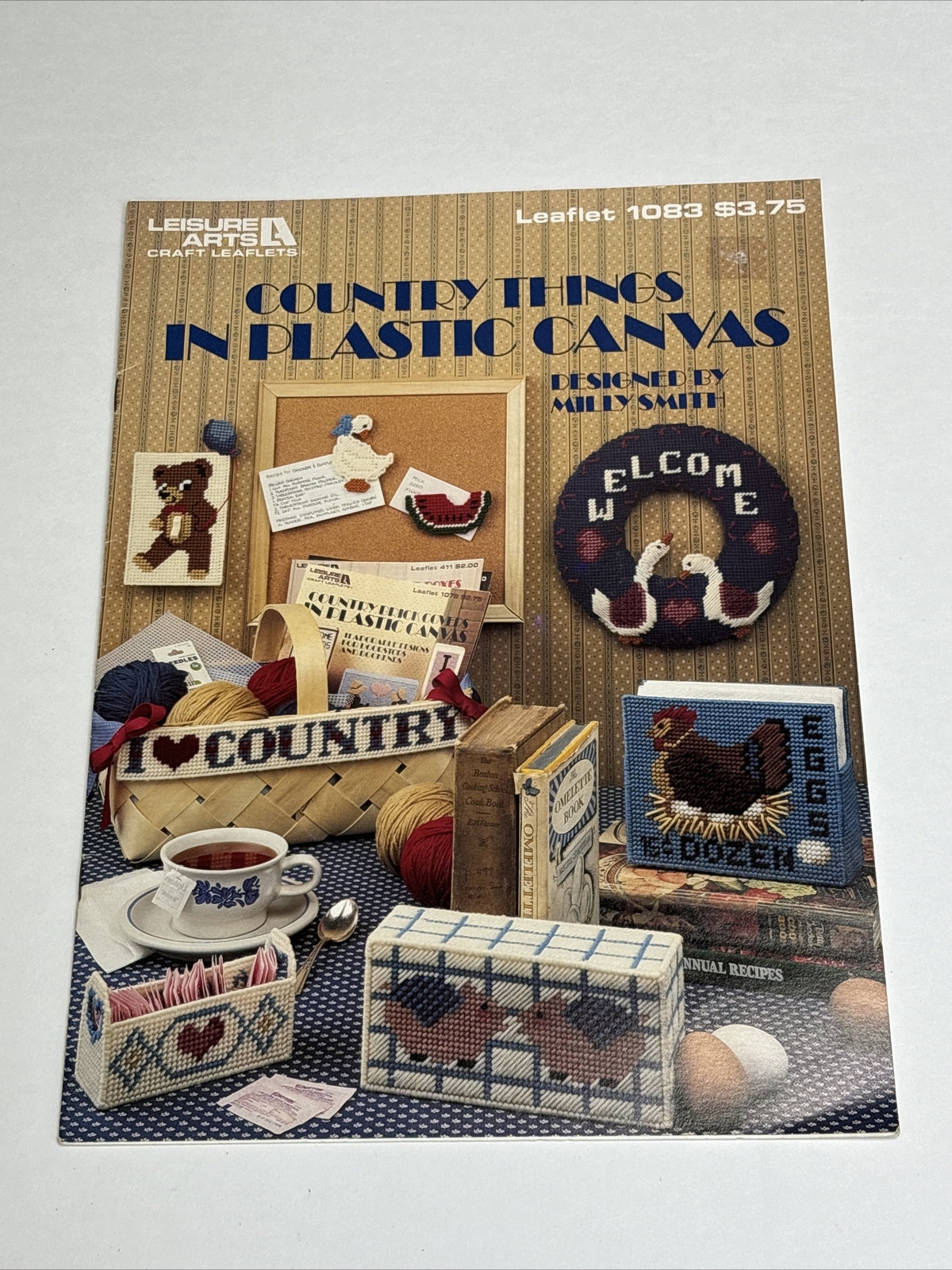 Leisure Arts Country Things Leaflet 1083 Plastic Canvas Pattern