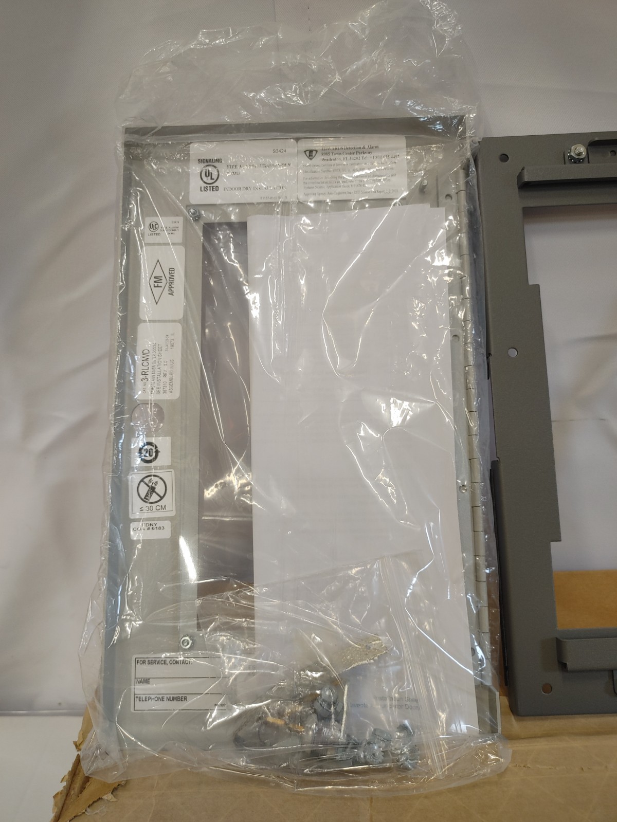 Edwards RLCM/D REMOTE ANNUNCIATOR DOORS