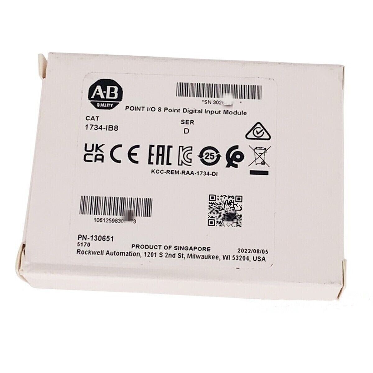 NEW AB 1734-IB8 POINT I/O 8 Point Digital Input Module 1734IB8 US Free Tax