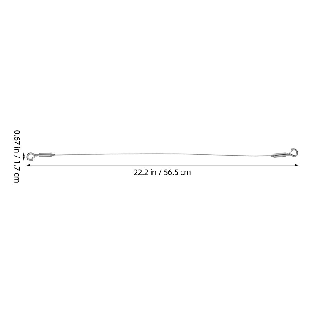2 Pcs Hanging Chart Wire Hook Ceiling Hangers for Decoration Lights