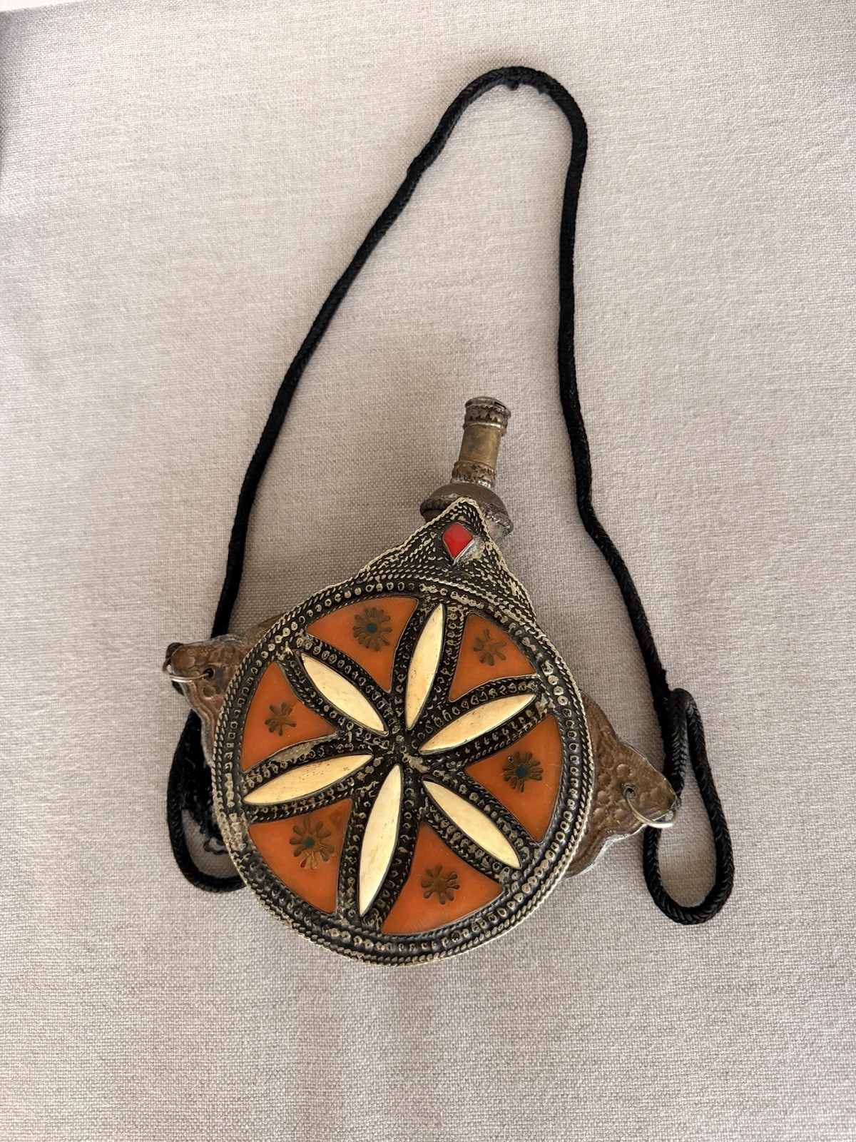 Vintage powder flask Possibly Moroccan