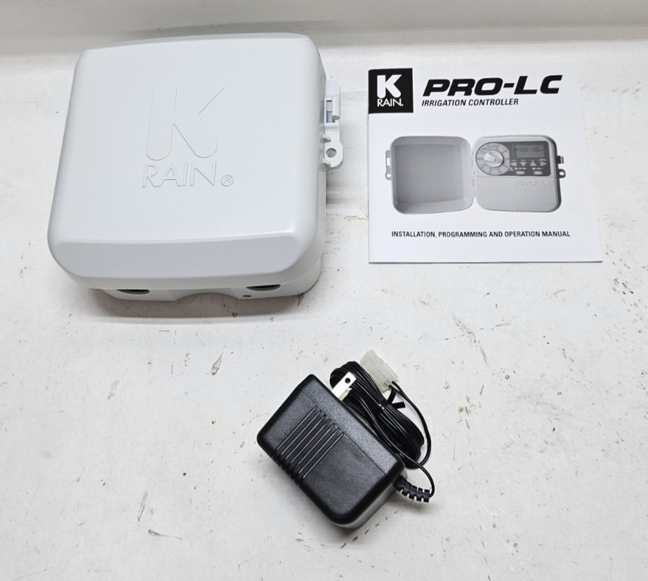 K RAIN PRO-LC 3108ID Model #3108ID Irrigation Controller 8 Station Indoor