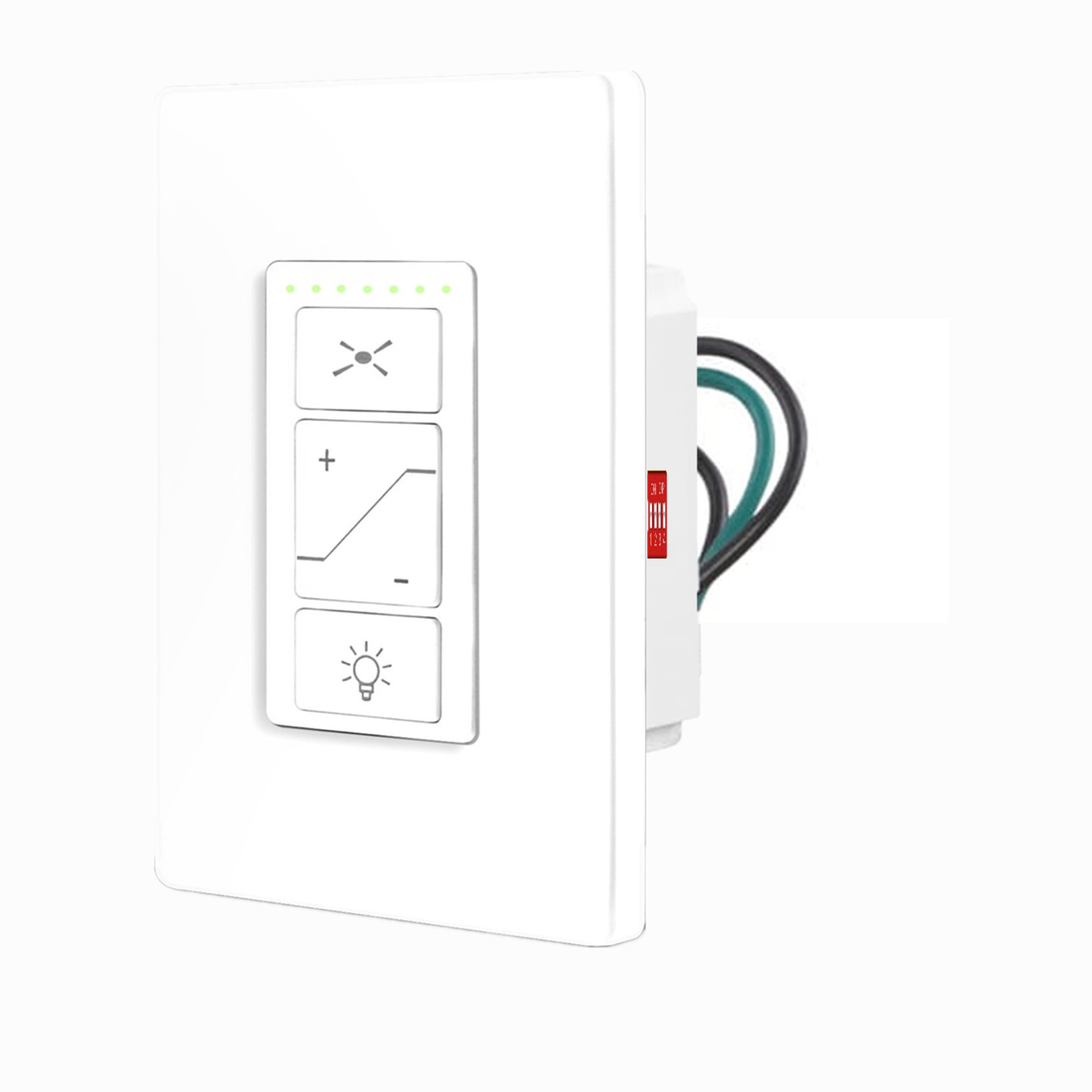 53T Ceiling Fan Wall Remote Control 4DIP Switch for Harbor Breeze Hampton