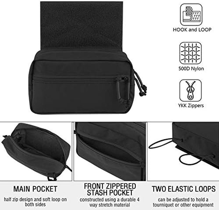 Tactical Drop Pouch Sub Abdominal Carrying Kit Bag Fanny Pack with Hook