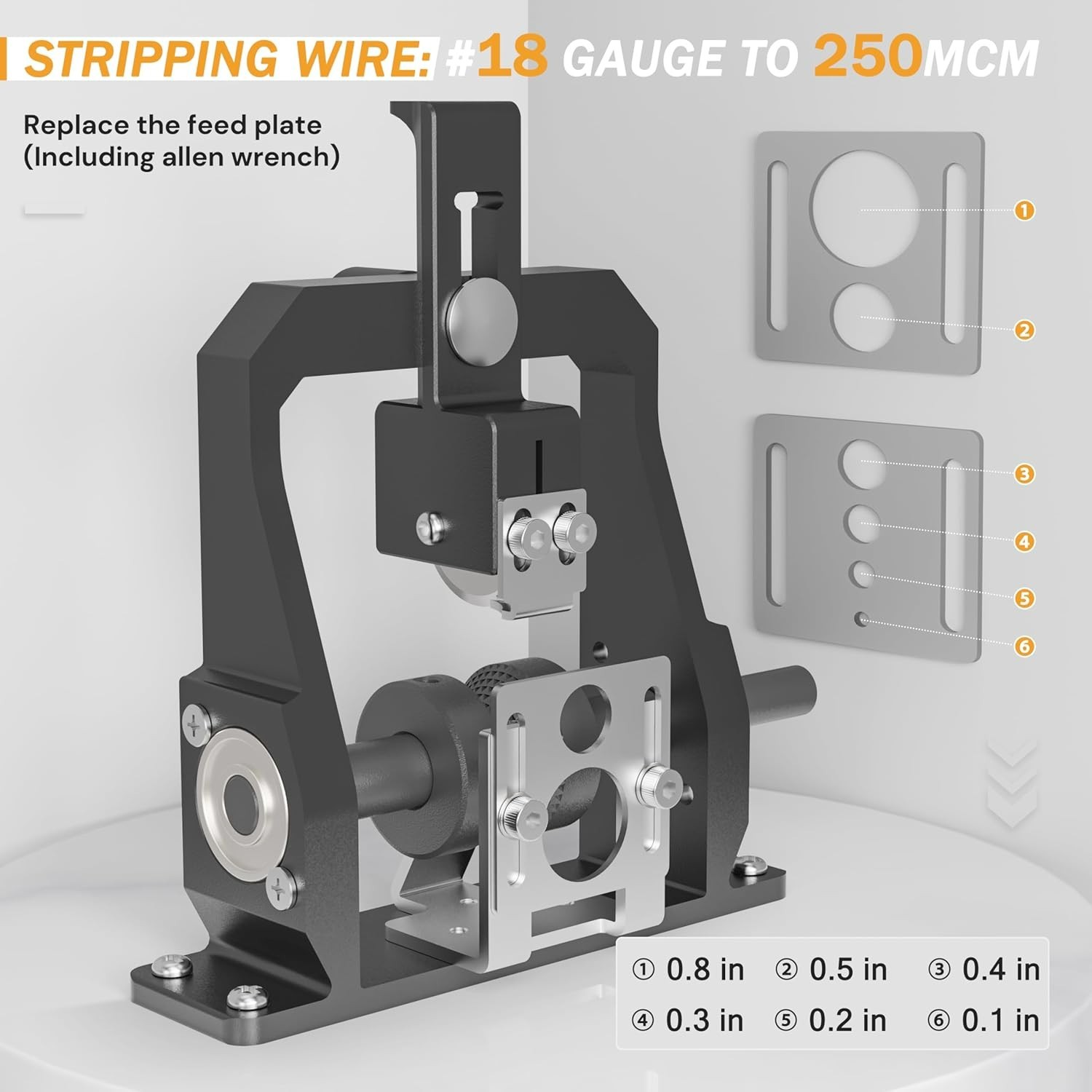 Adjustable Wire Stripper Machine Professional Drill Powered Cable Stripping Tool