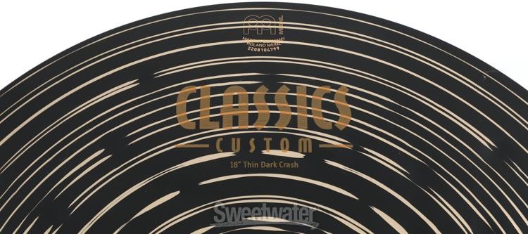 Meinl Cymbals Classics Custom Dark Thin Crash - 18-inch