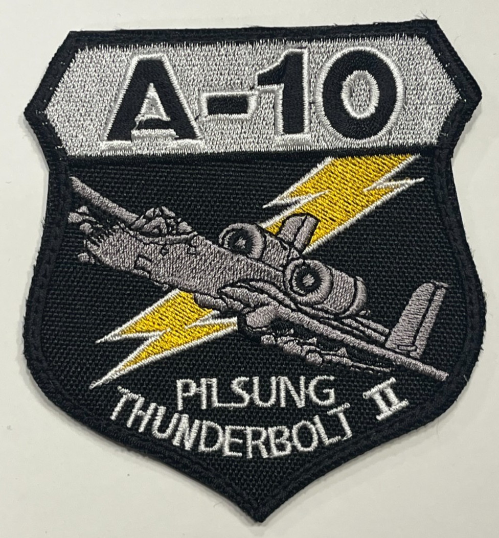 US AIR FORCE PATCH: 25th Fighter Squadron A-10 Warthog Osan AB, South Korea