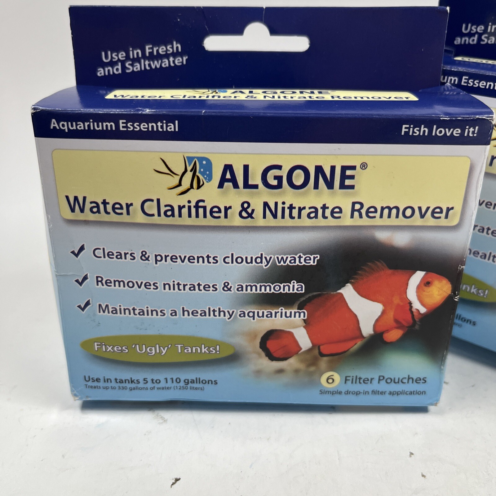 Algone and Nitrate Remover, 12 Filter Pouches (2 Packages with 6 per Package)