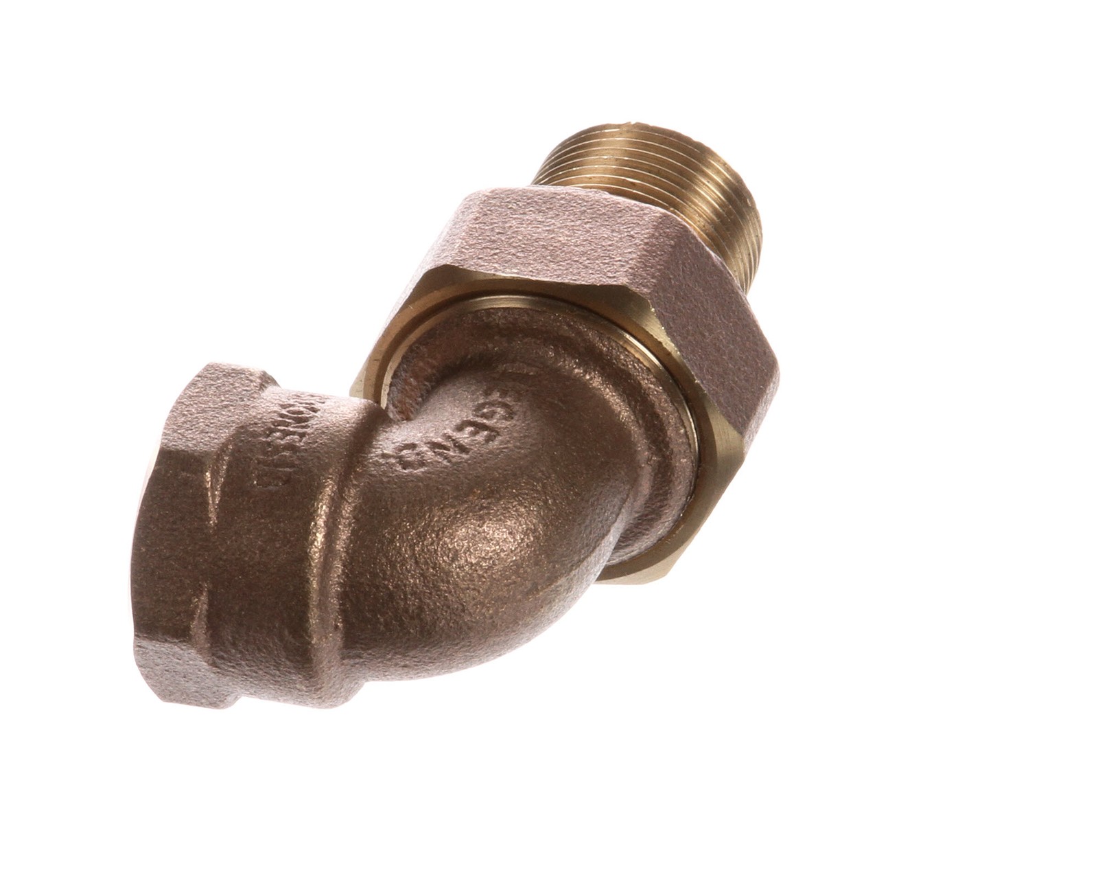 Crathco K158A Union, Elbow, 3/4" Inside x 3/4" Outside Thread, Bronze - Free