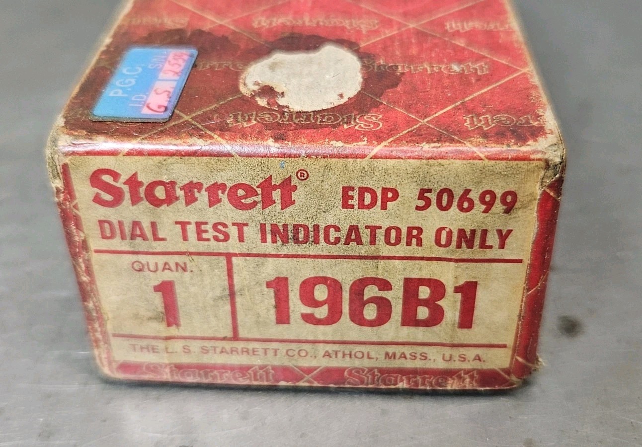 Starrett No. 196 dial indicator with a ??? magnetic base