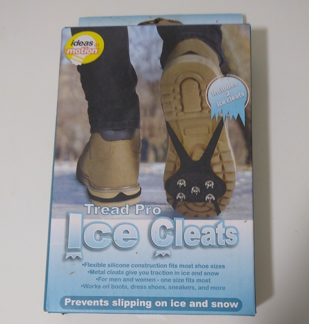 Tread Pro Ice Cleats Traction on Ice and Snow One Size Ice Fishing Walking
